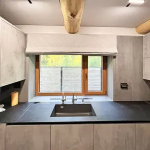 Штора с геометрическим узором