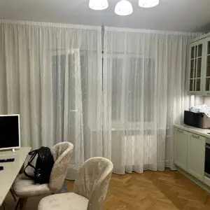 Тюль с узором