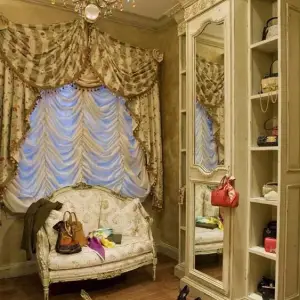 Французские шторы с ламбрекеном