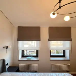 Двойные римские шторы