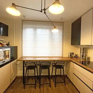 Римская штора из полиэстера со льном