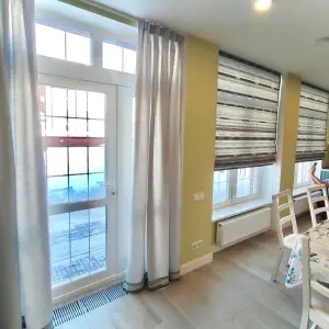 Портьеры с орнаментом на кухню