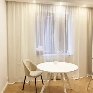 Текстурный тюль для кухни