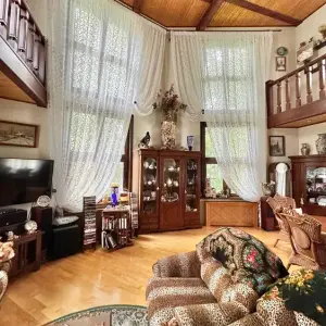 Фактурный тюль на высокие окна