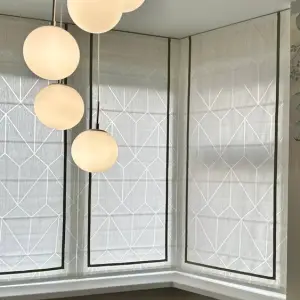 Комплект римских штор и плиссе