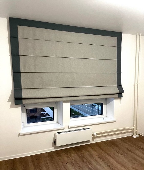 Проект римской шторы с кантом пошив на заказ в Москве , цены на пошив ...